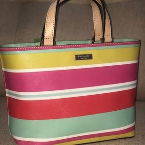 NWT Kate Spade Multi Stripe Grant Street Purse